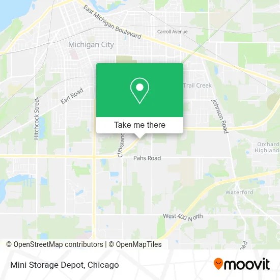 Mini Storage Depot map