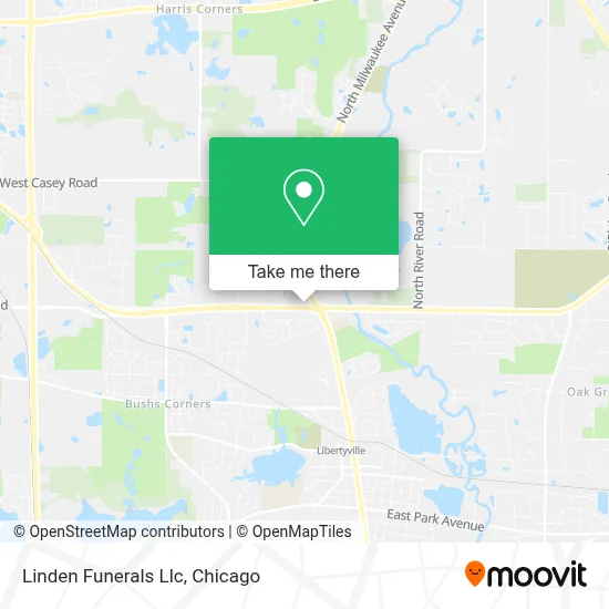 Linden Funerals Llc map