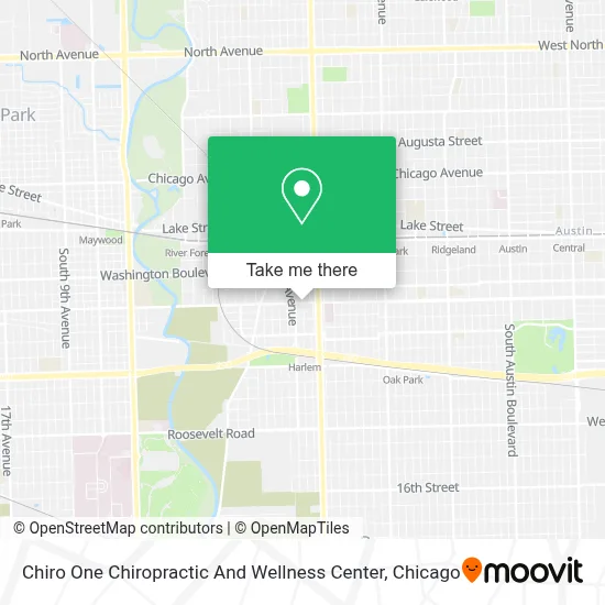 Chiro One Chiropractic And Wellness Center map