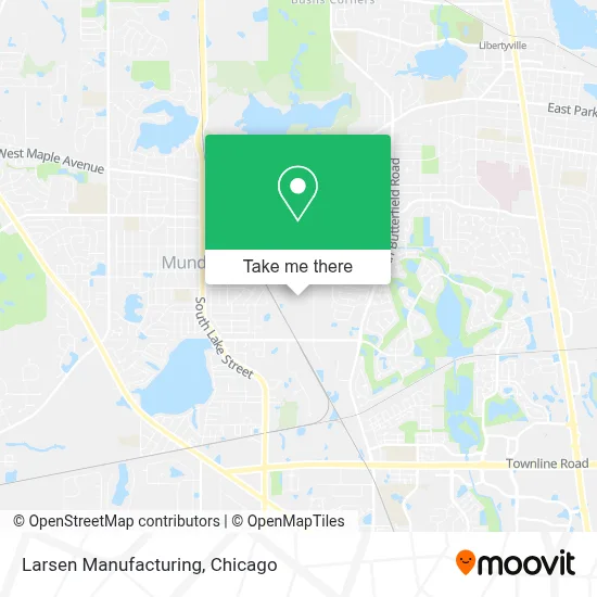 Larsen Manufacturing map