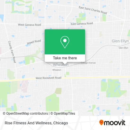 Rise Fitness And Wellness map