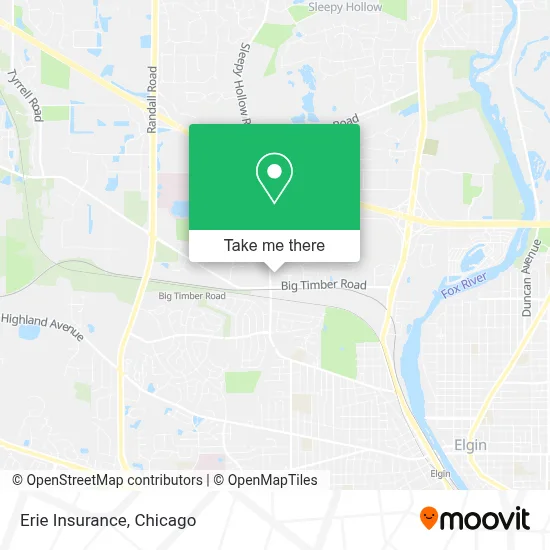 Erie Insurance map