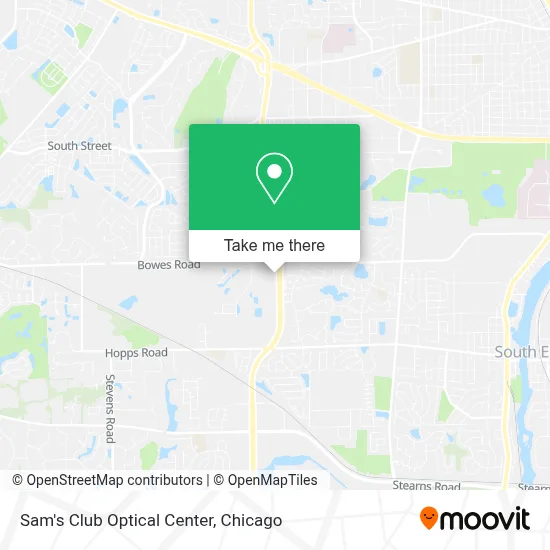 Sam's Club Optical Center map