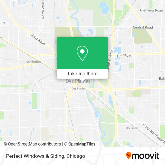 Perfect Windows & Siding map