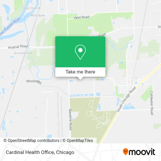Cardinal Health Office map