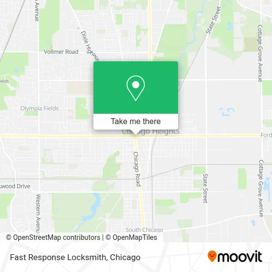 Fast Response Locksmith map
