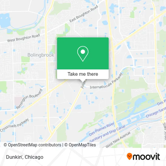 Dunkin' map