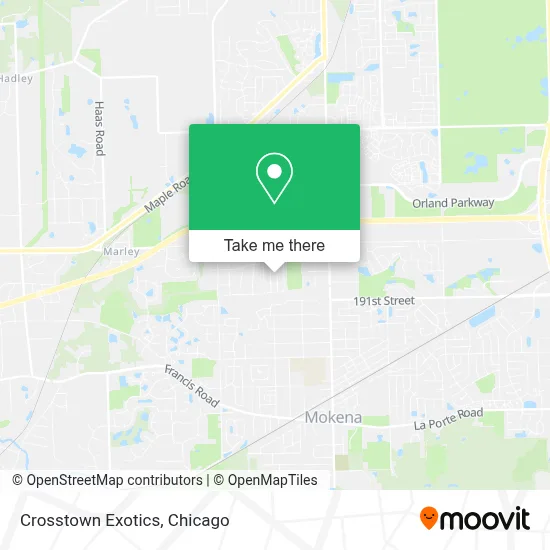 Crosstown Exotics map