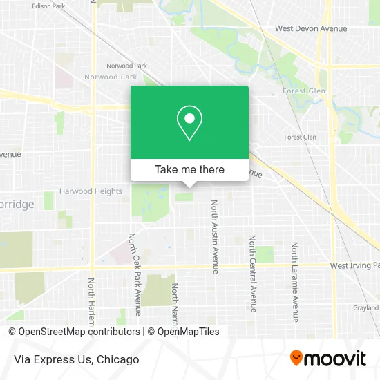 Via Express Us map