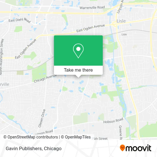 Gavin Publishers map