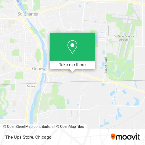 The Ups Store map
