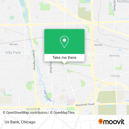 Us Bank map