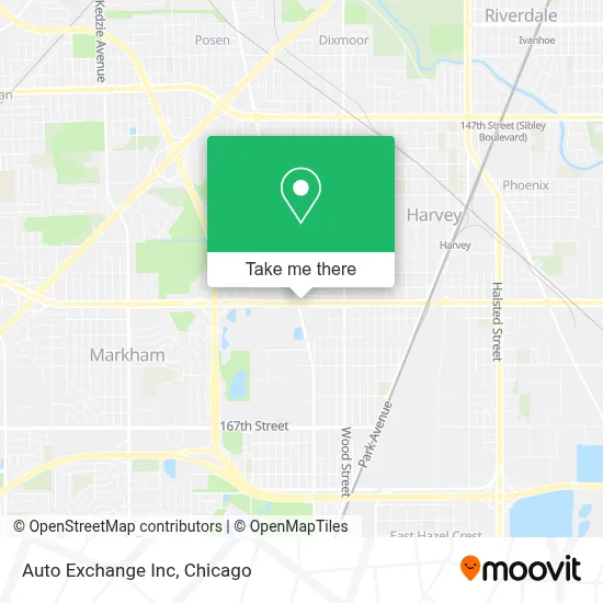 Auto Exchange Inc map