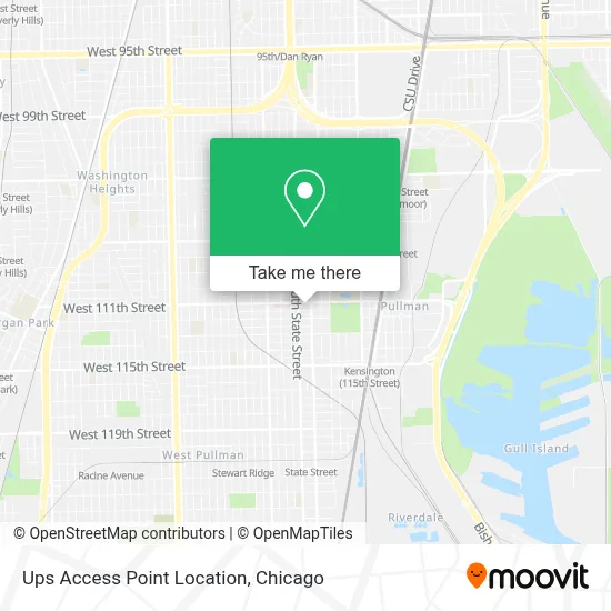 Ups Access Point Location map
