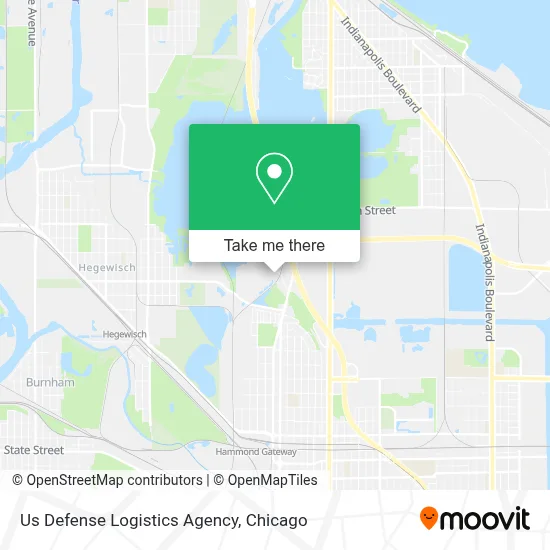 Us Defense Logistics Agency map