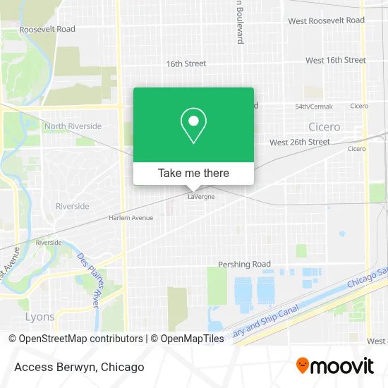 Access Berwyn map