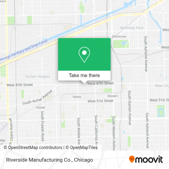 Riverside Manufacturing Co. map