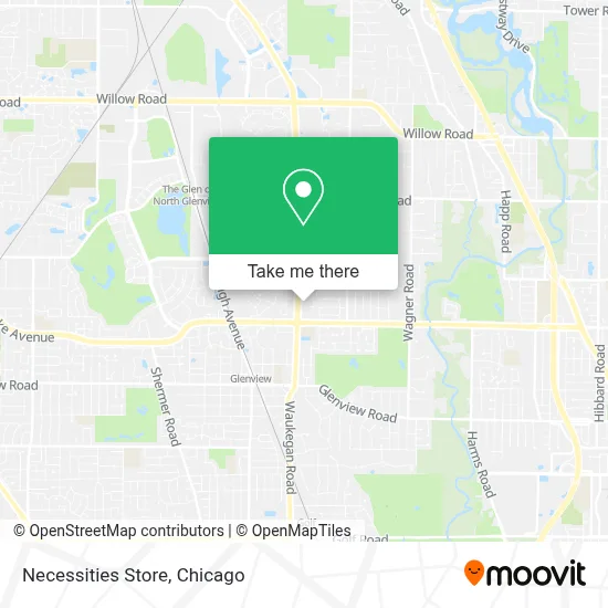 Necessities Store map