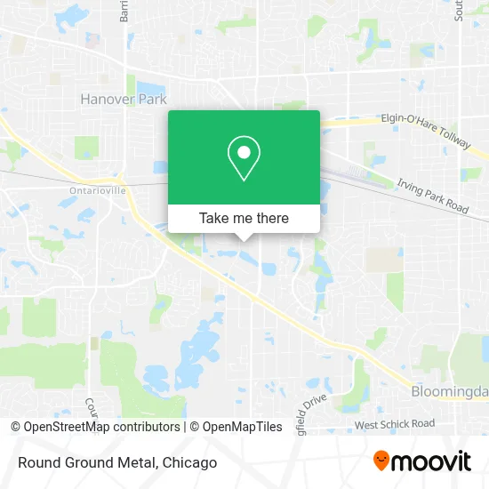 Round Ground Metal map