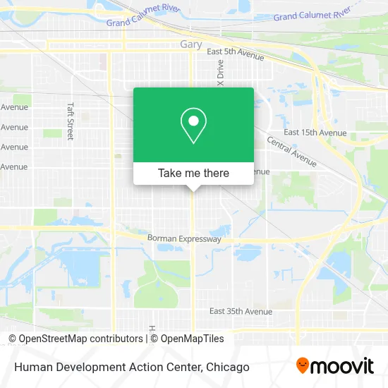 Human Development Action Center map