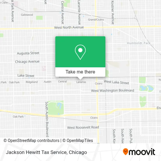 Jackson Hewitt Tax Service map