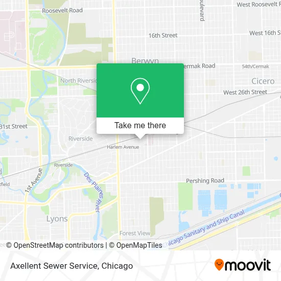 Axellent Sewer Service map