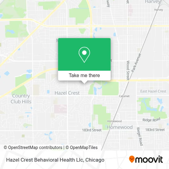 Hazel Crest Behavioral Health Llc map