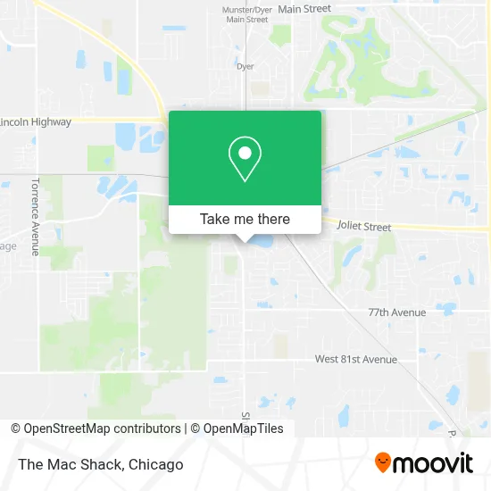 The Mac Shack map