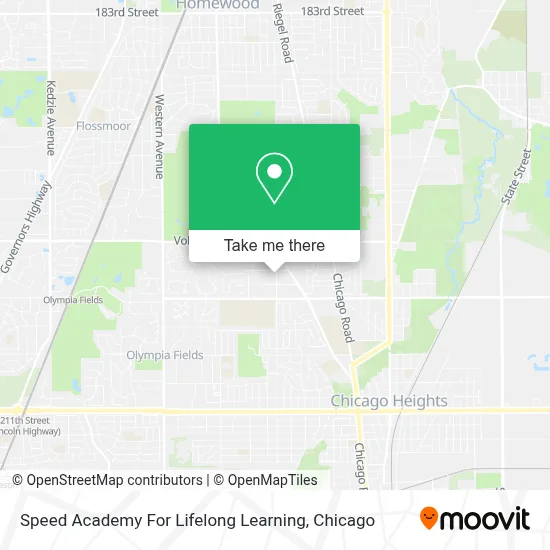 Speed Academy For Lifelong Learning map