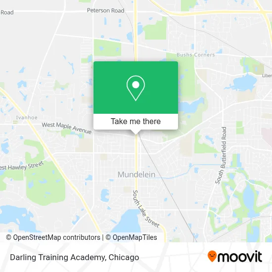 Darling Training Academy map