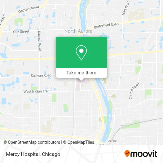 Mercy Hospital map