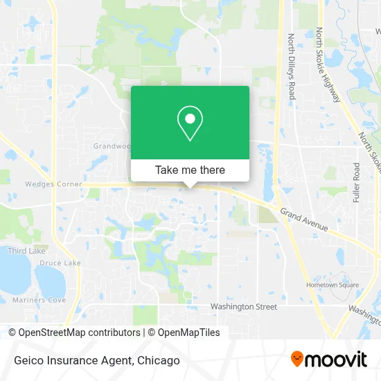 Geico Insurance Agent map