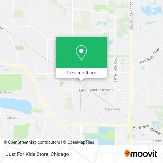 Just For Kids Store map