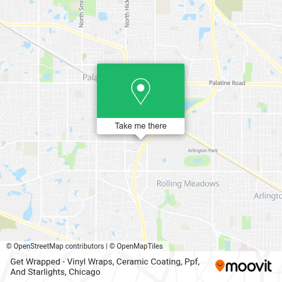 Get Wrapped - Vinyl Wraps, Ceramic Coating, Ppf, And Starlights map