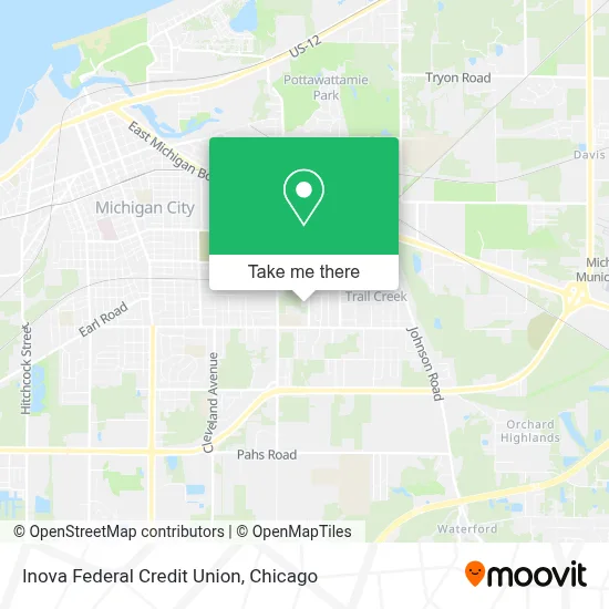 Inova Federal Credit Union map