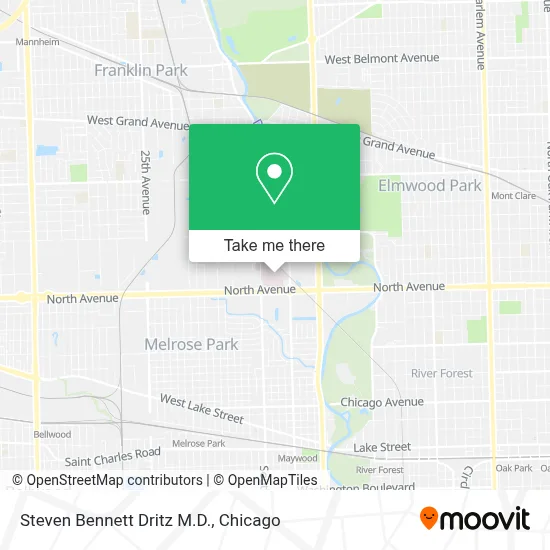 Steven Bennett Dritz M.D. map