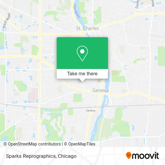 Sparks Reprographics map