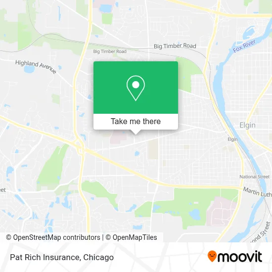 Pat Rich Insurance map