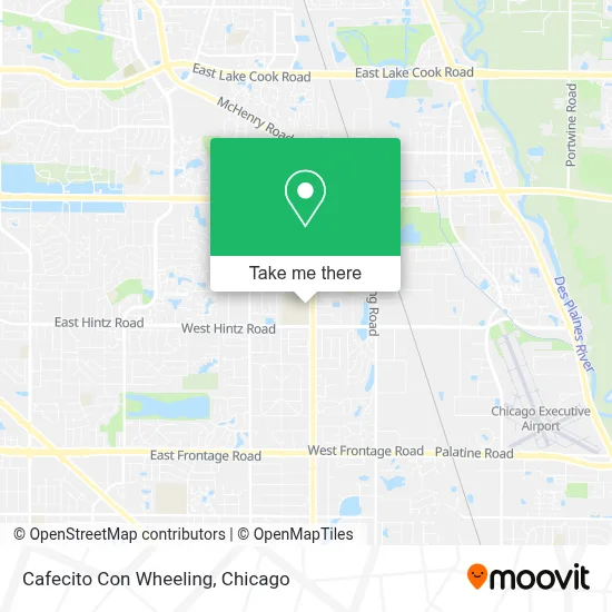 Cafecito Con Wheeling map