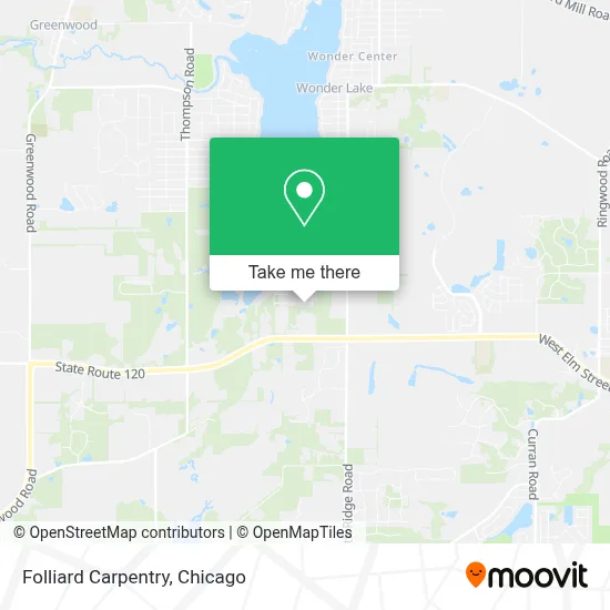 Folliard Carpentry map