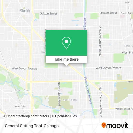 General Cutting Tool map