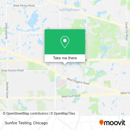 Sunfire Testing map
