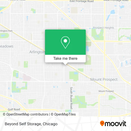 Beyond Self Storage map