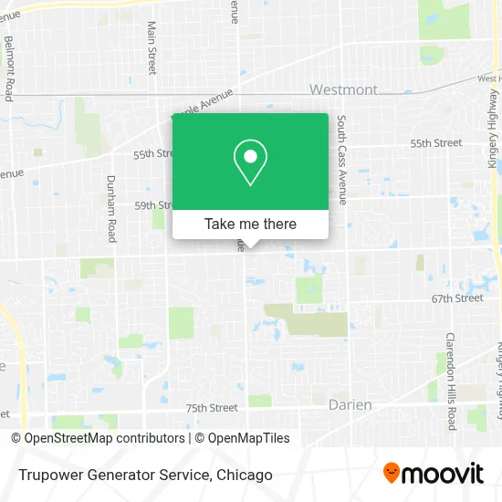 Trupower Generator Service map