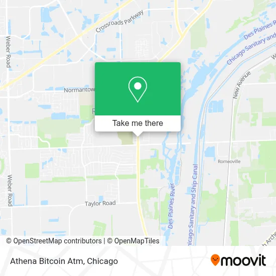 Athena Bitcoin Atm map