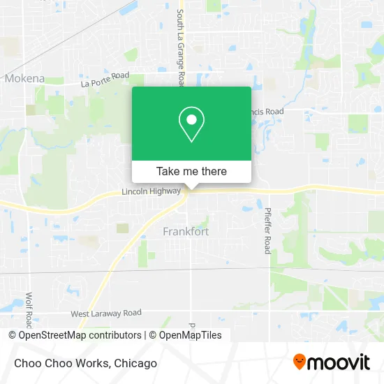 Choo Choo Works map