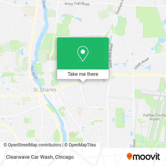 Clearwave Car Wash map