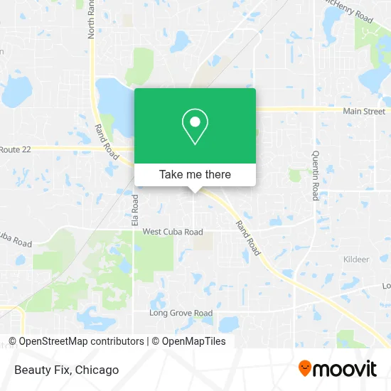 Beauty Fix map