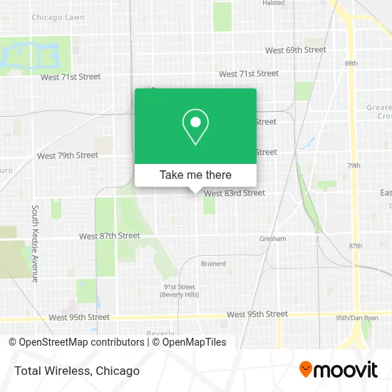 Total Wireless map