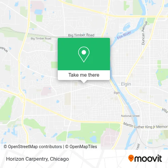 Horizon Carpentry map